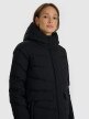 mini: Damski płaszcz puchowy z naturalnym wypełnieniem 4F 4FRAW25TDJAF0812 - czarny (4)