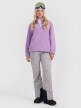 mini: Damski polar oversize 4F 4FRAW25TFLEF449 - fioletowy (5)