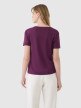 Damski t-shirt basic 4F4FWSS25TTSHF1992 - fioletowy
