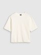 4F Damski tshirt basic 4F 4FRSS25TTSHF2651  biały Biały