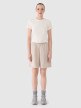 Damski t-shirt basic 4F 4FRSS25TTSHF2696 - biały