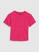 Damski t-shirt basic 4F 4FRSS25TTSHF2696 - różowy