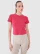 4F Damski tshirt basic 4F 4FRSS25TTSHF2696  różowy Różowy