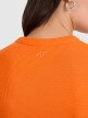 mini: Damski t-shirt basic 4F 4FRSS25TTSHF2749 - pomarańczowy (4)