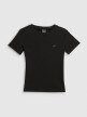 mini: Damski t-shirt basic 4F 4FRSS26TTSHF3629 - czarny (1)