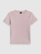mini: Damski t-shirt basic 4F 4FRSS26TTSHF3629 - różowy (5)