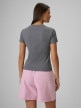 mini: Damski t-shirt basic 4F 4FRSS26TTSHF3629 - szary (4)