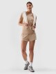 mini: Damski t-shirt basic 4F 4FWMM00TTSHF2356 - beżowy (2)