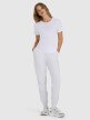 Damski t-shirt basic 4F 4FWMM00TTSHF2356 - biały