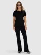 mini: Damski t-shirt basic 4F 4FWMM00TTSHF2356 - czarny (5)