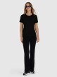 mini: Damski t-shirt basic 4F 4FWMM00TTSHF2356 - czarny (2)