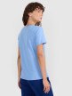 Damski t-shirt basic 4F 4FWMM00TTSHF2356 - niebieski
