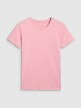 mini: Damski t-shirt basic 4F 4FWMM00TTSHF2356 - różowy (5)