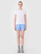 Damski t-shirt basic 4F 4FWMM00TTSHF2673 - biały