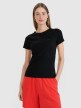 4F Damski tshirt basic 4F 4FWMM00TTSHF2673  czarny Czarny