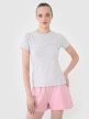 4F Damski tshirt basic 4F 4FWMM00TTSHF2673  szary Szary
