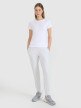 mini: Damski t-shirt basic 4F 4FWMM00TTSHF2674 - biały (3)