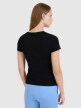 Damski t-shirt basic 4F 4FWMM00TTSHF2674 - czarny