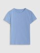 Damski t-shirt basic 4F 4FWMM00TTSHF2674 - niebieski