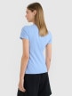Damski t-shirt basic 4F 4FWMM00TTSHF2674 - niebieski