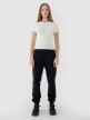 Damski t-shirt basic 4F 4FWSS25TTSHF1968 - biały