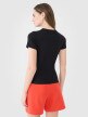 Damski t-shirt basic 4F 4FWSS25TTSHF1968 - czarny