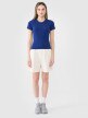 Damski t-shirt basic 4F 4FWSS25TTSHF1968 - granatowy