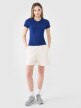 Damski t-shirt basic 4F 4FWSS25TTSHF1968 - granatowy