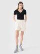 Damski t-shirt basic 4F 4FWSS25TTSHF1990 - czarny