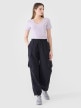 Damski t-shirt basic 4F 4FWSS25TTSHF1990 - fioletowy