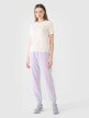 Damski t-shirt basic 4F 4FWSS25TTSHF1991 - biały