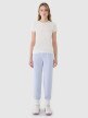 Damski t-shirt basic 4F 4FWSS25TTSHF1995 - biały