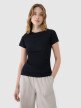 Damski t-shirt basic 4F 4FWSS25TTSHF1995 - czarny
