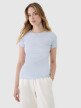 4F Damski tshirt basic 4F 4FWSS25TTSHF1995  niebieski Niebieski