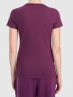 mini: Damski t-shirt basic 4F 4FWSS26TTSHF2771 - fioletowy (2)