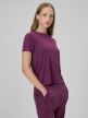 mini: Damski t-shirt basic 4F 4FWSS26TTSHF2773 - fioletowy (3)