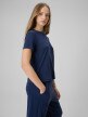 mini: Damski t-shirt basic 4F 4FWSS26TTSHF2773 - granatowy (3)