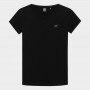 Damski t-shirt basic 4F NOSD4-TSD300 - czarny