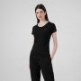 4F Damski tshirt basic 4F NOSD4TSD300  czarny Czarny