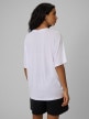 mini: Damski t-shirt bez nadruku 4F 4FRSS26TTSHF4262 - biały (4)