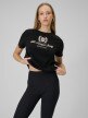 Obrazek dla: 4F Damski tshirt boxy z nadrukiem 4F 4FWSS26TTSHF2738  czarny Czarny