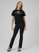 mini: Damski t-shirt boxy z nadrukiem 4F 4FWSS26TTSHF2738 - czarny (2)
