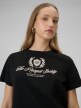 mini: Damski t-shirt boxy z nadrukiem 4F 4FWSS26TTSHF2738 - czarny (4)