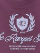mini: Damski t-shirt boxy z nadrukiem 4F 4FWSS26TTSHF2738 - burgundowy (8)