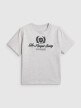 mini: Damski t-shirt boxy z nadrukiem 4F 4FWSS26TTSHF2738 - szary (7)