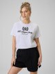 mini: Damski t-shirt boxy z nadrukiem 4F 4FWSS26TTSHF2738 - szary (1)