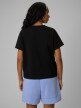 mini: Damski t-shirt boxy z nadrukiem 4F 4FWSS26TTSHF2739 - czarny (4)