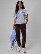 mini: Damski t-shirt boxy z nadrukiem 4F 4FWSS26TTSHF2739 - niebieski (1)