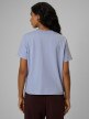 mini: Damski t-shirt boxy z nadrukiem 4F 4FWSS26TTSHF2739 - niebieski (3)