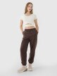 Damski t-shirt crop top 4F 4FRSS25TTSHF2695 - biały